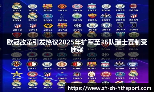 欧冠改革引发热议2025年扩军至36队瑞士赛制受质疑